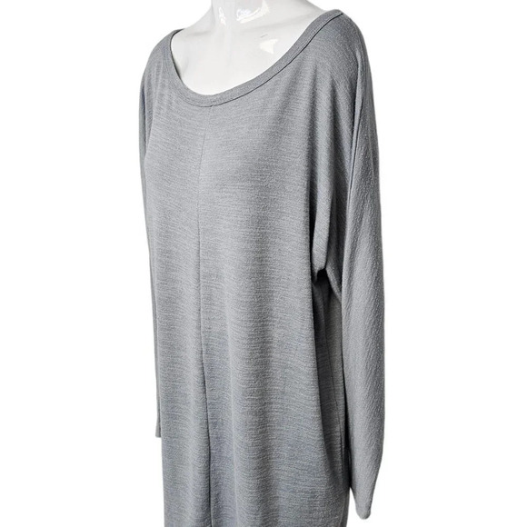 Aritzia Wilfred Free Comet Long Sleeve Size Small Marble Grey Sweatshirt Tee - Picture 3 of 5